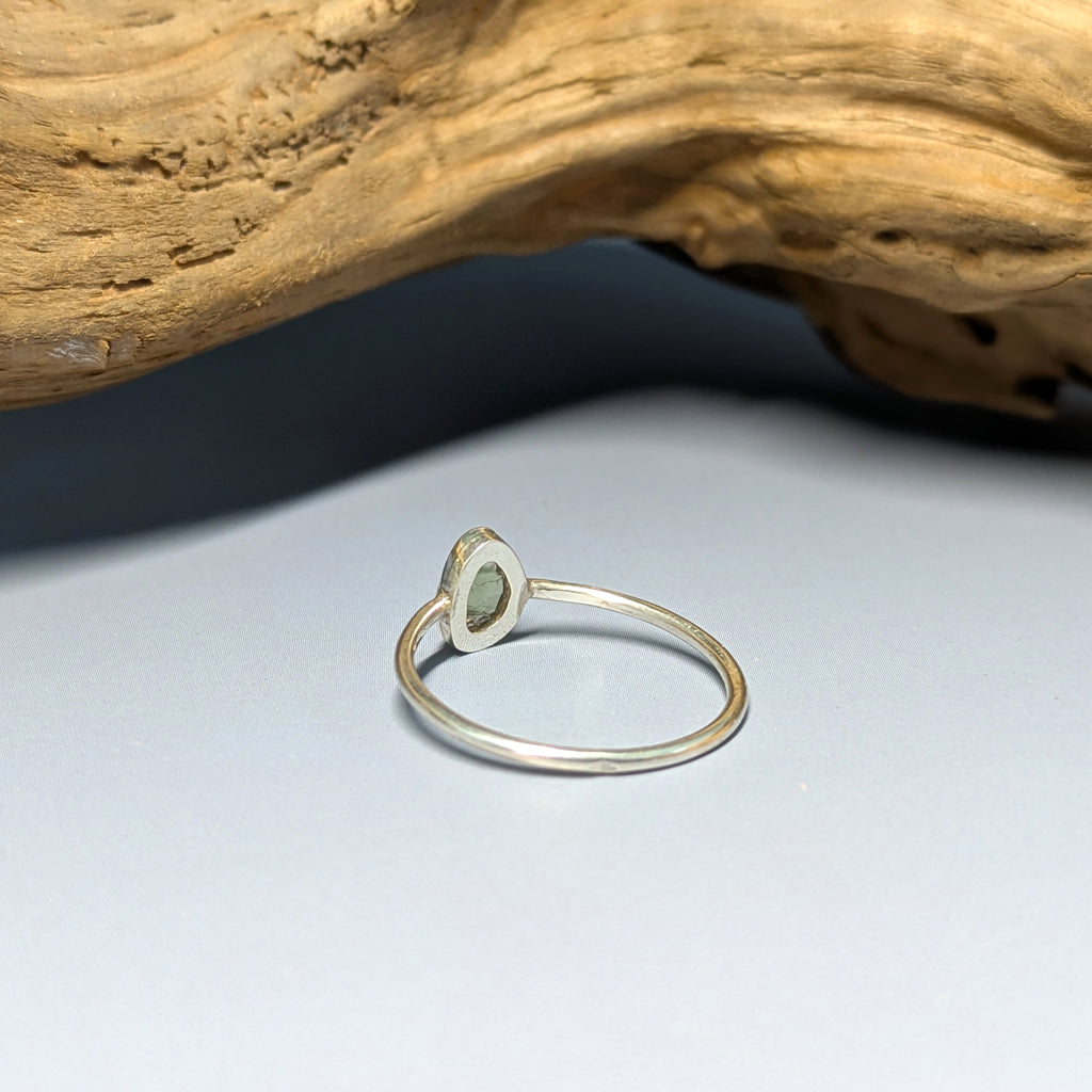 Bague tourmaline rose et verte T53 - argent 925 Mary D. Joaillerie