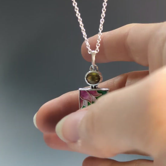 Pendentif nénuphars 