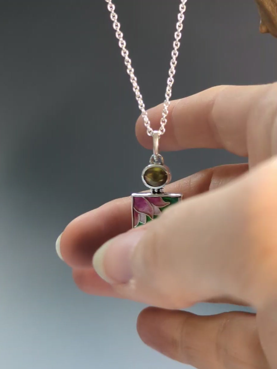 Pendentif nénuphars 